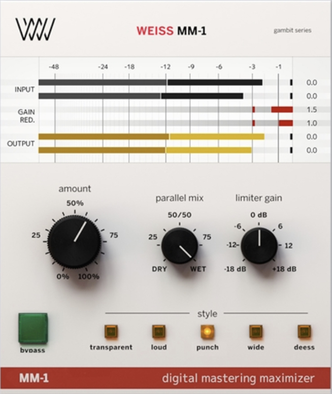 Softube Weiss MM-1 Mastering Maximizer